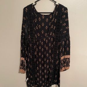 Cute fall woman’s large dress